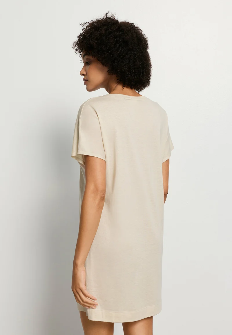 Laura S/SLV Nightdress 85cm | oyster gray 077111-072671