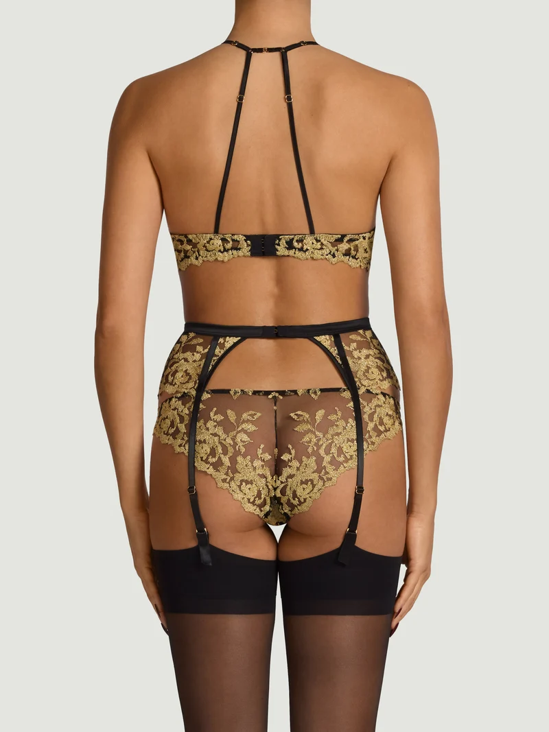 Coco de Mer Flavia Suspender Belt