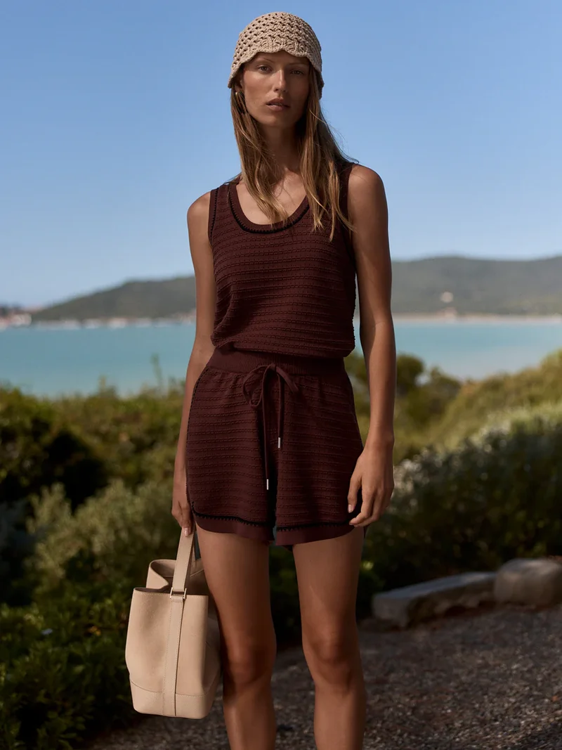 Gideon Knit Tank Ironwood