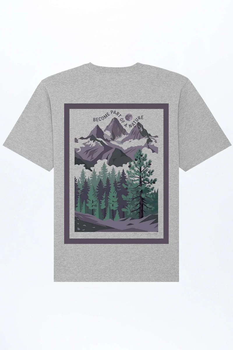 Become Part of Nature Relaxed Fit T-Shirt für Männer