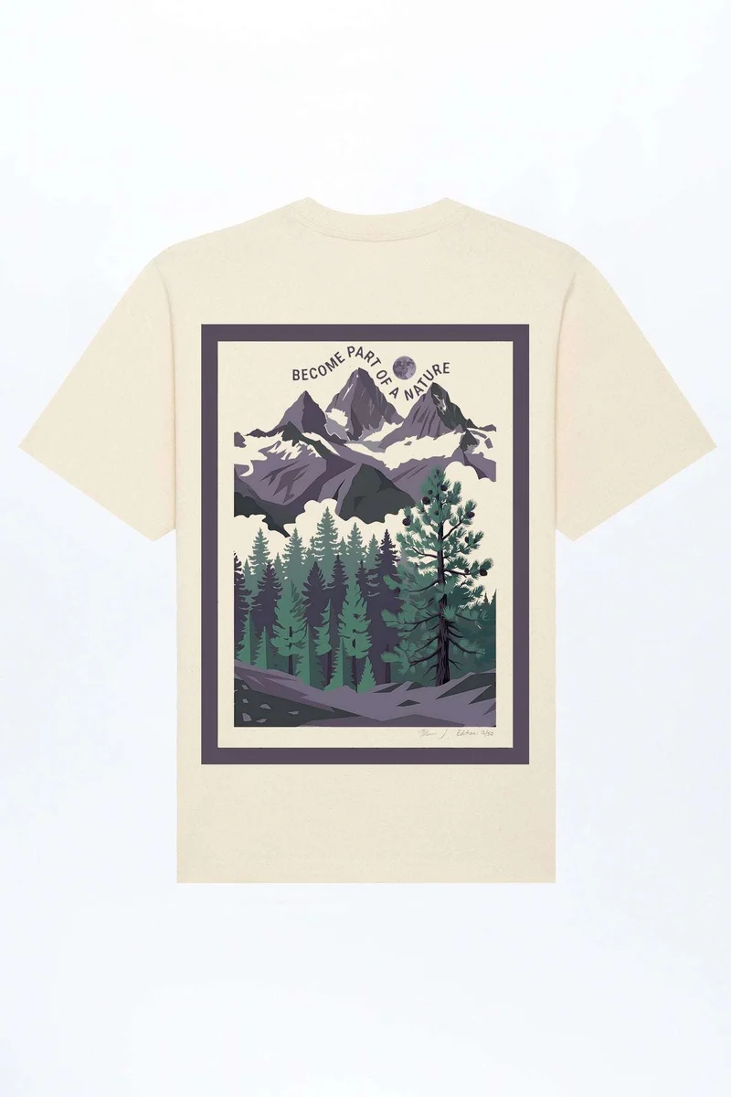 Become Part of Nature Relaxed Fit T-Shirt für Männer