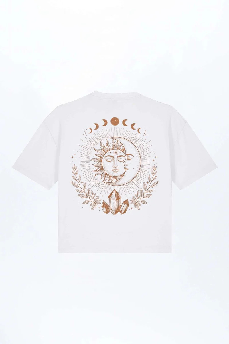 Boho Moon Sun Women T-Shirt für Frauen