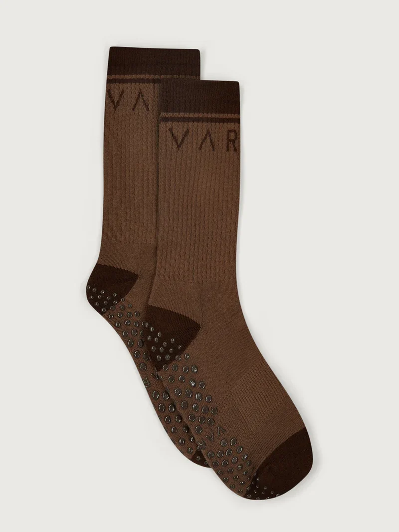 Kendrick Grip Sock Taupe