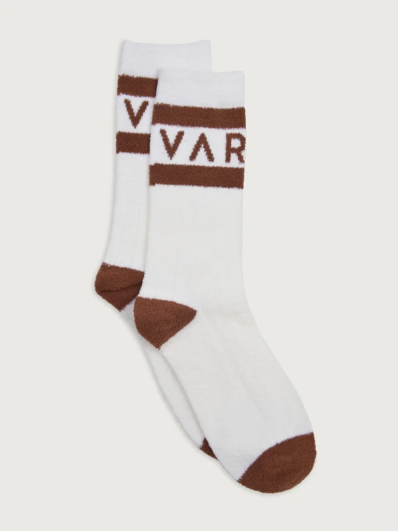Spencer Sock Egret/Tortoiseshell