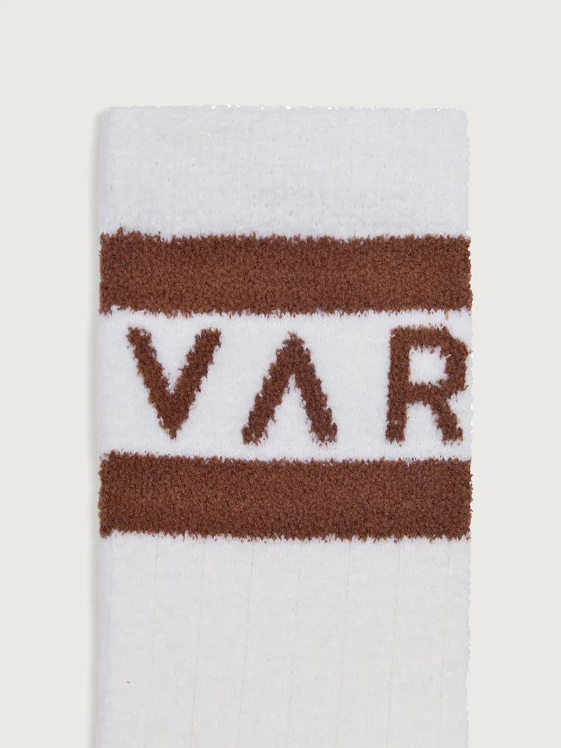 Spencer Sock Egret/Tortoiseshell