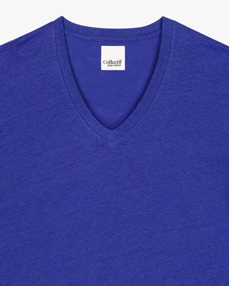 Elva solid | T-Shirt | Leinen