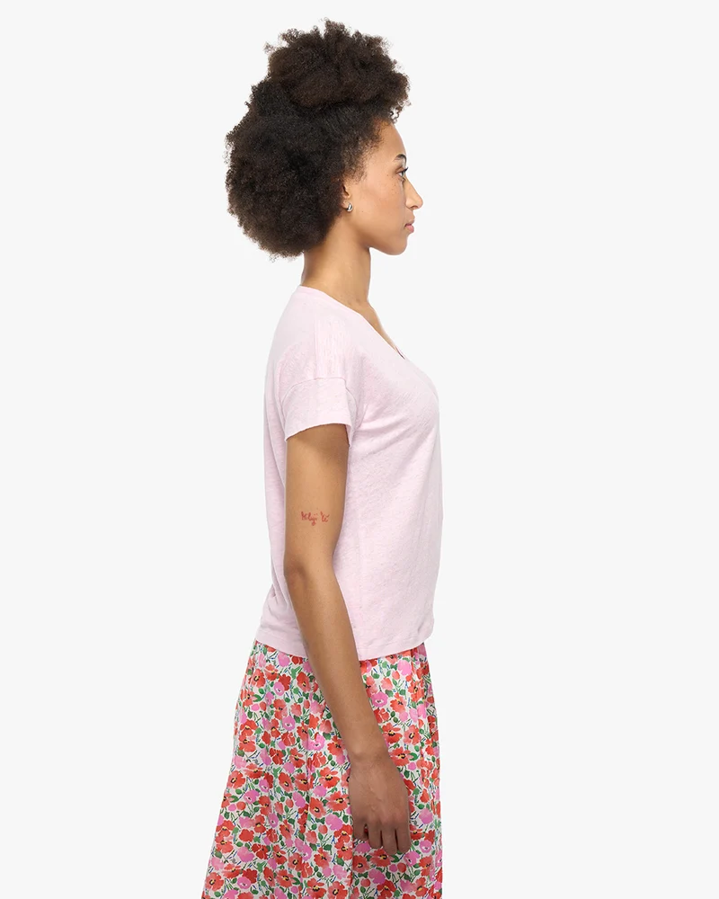 Elva solid | T-Shirt | Leinen