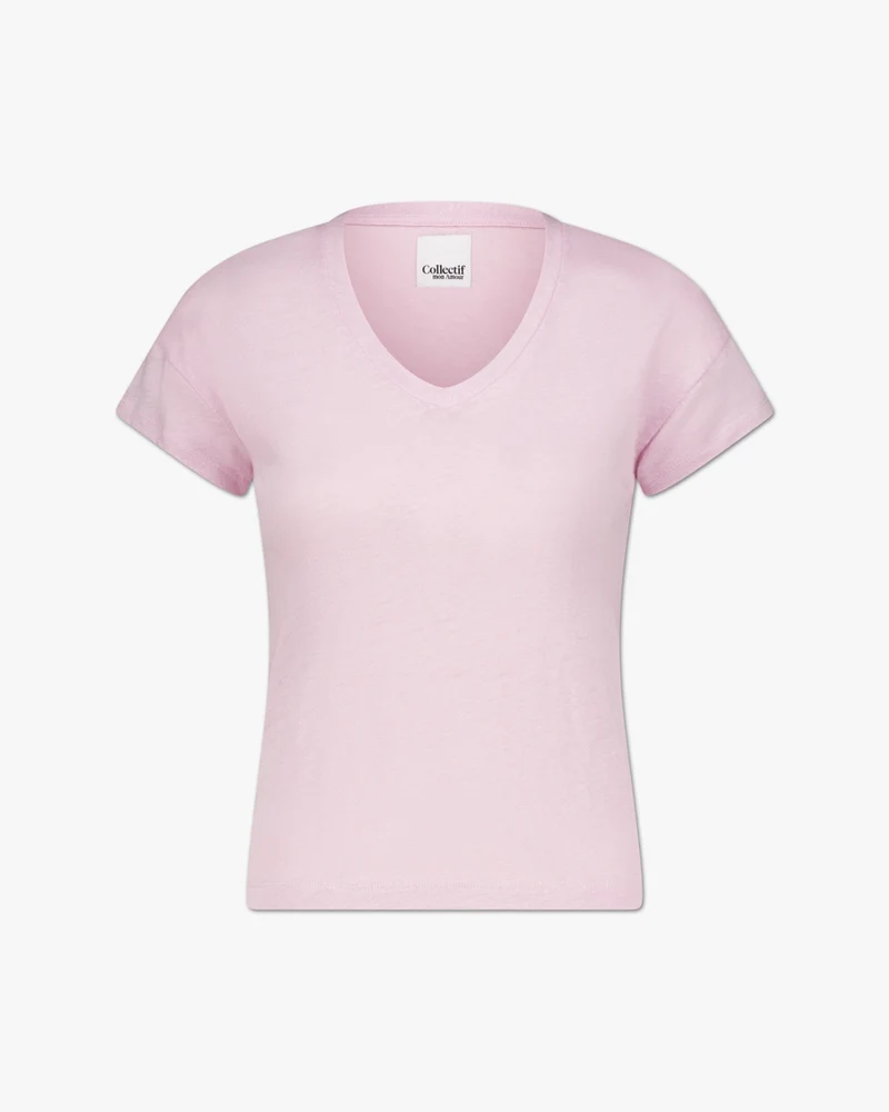 Elva solid | T-Shirt | Leinen