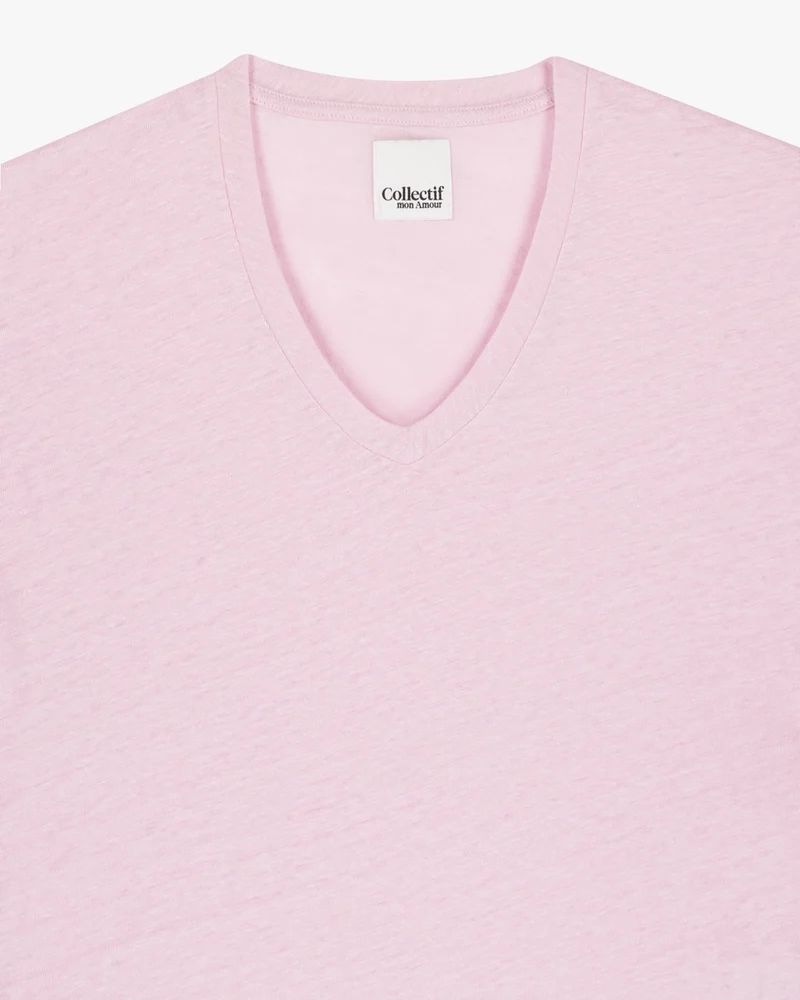 Elva solid | T-Shirt | Leinen