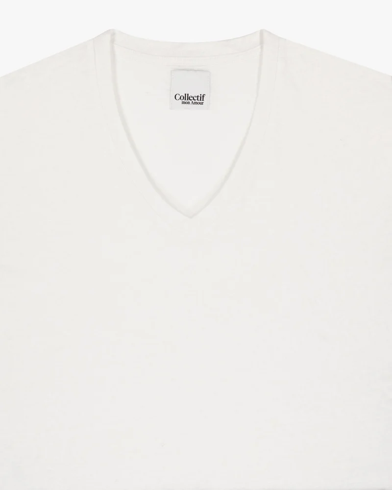 Elva solid | T-Shirt | Leinen
