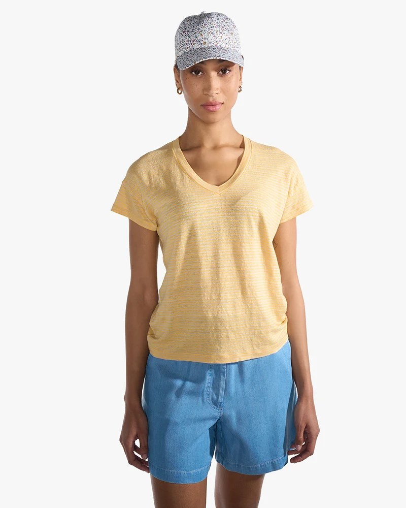 Elva stripes | Shirt | Leinen