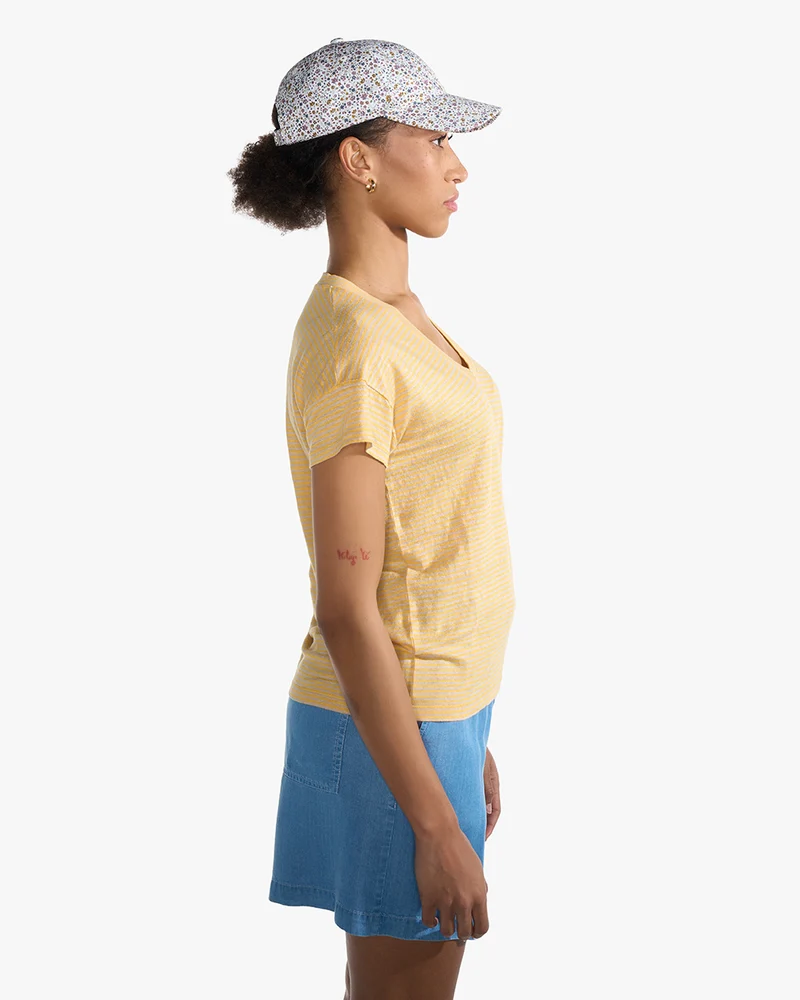 Elva stripes | Shirt | Leinen