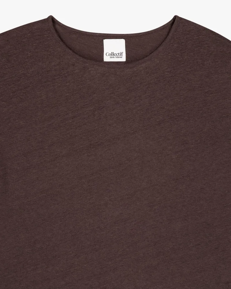 Marisa solid | T-Shirt | Leinen