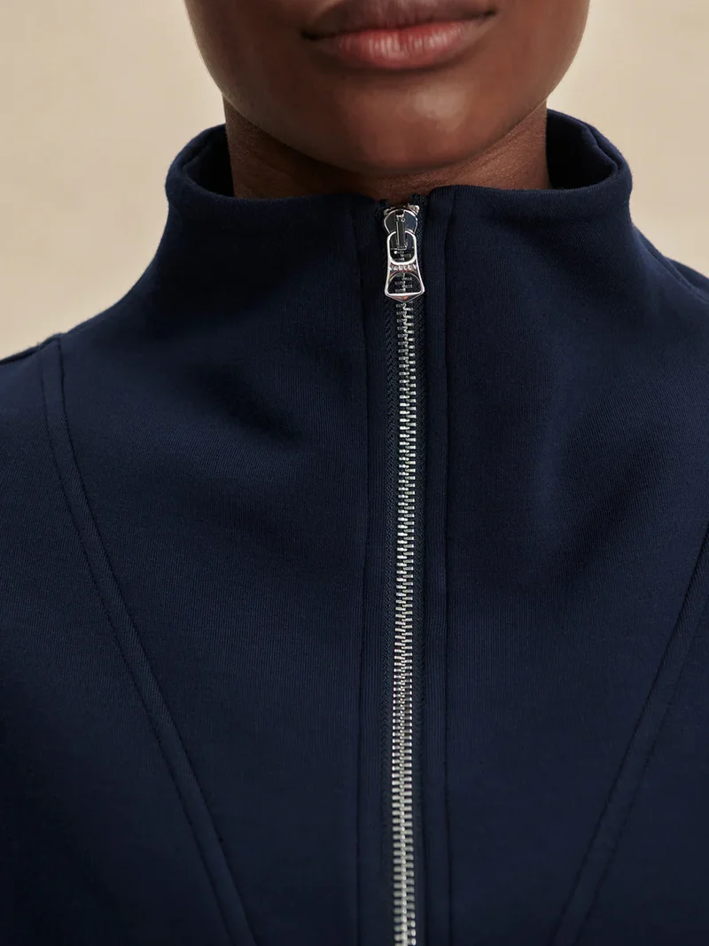 Hawley Half Zip Sweat Navy