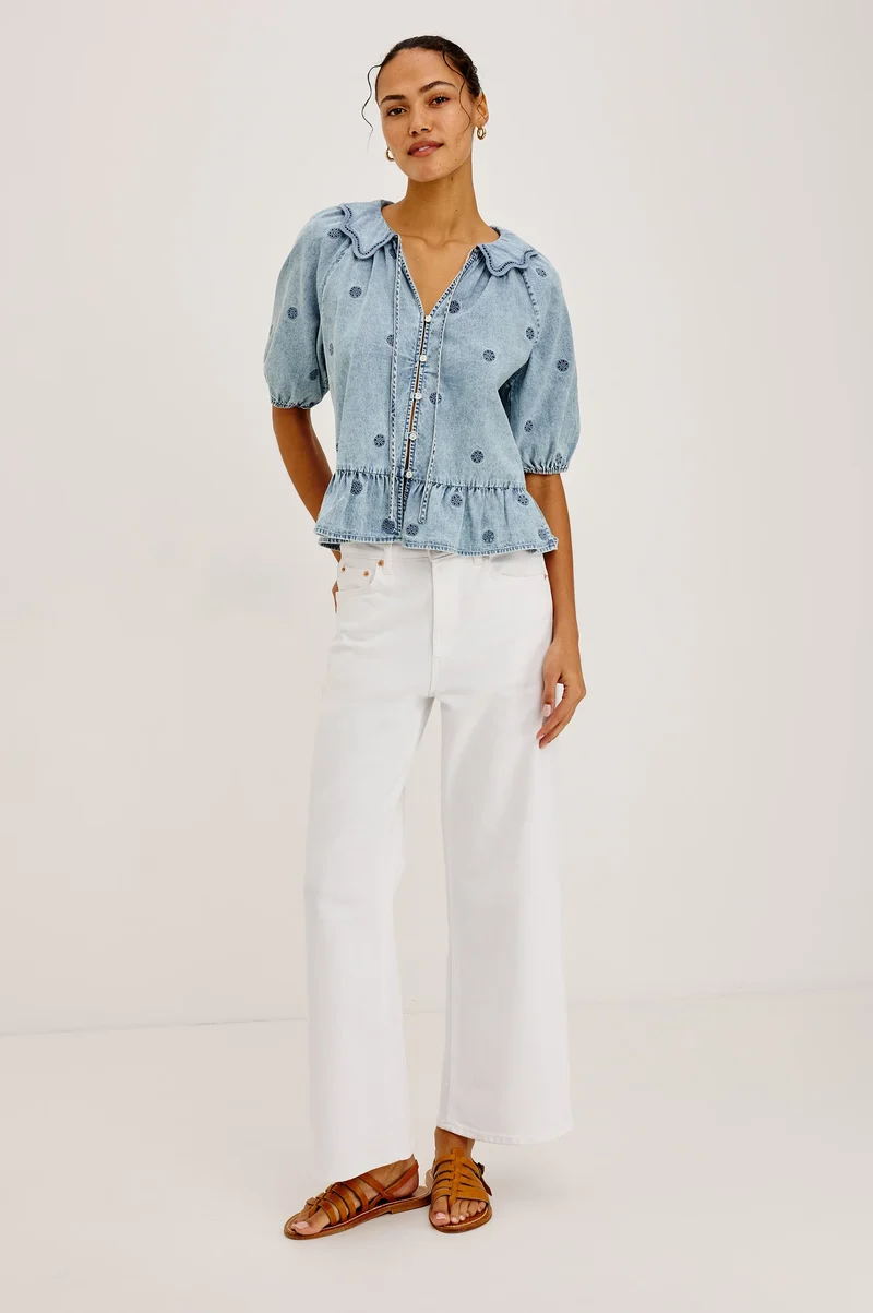 Emelie Top Antique Indigo