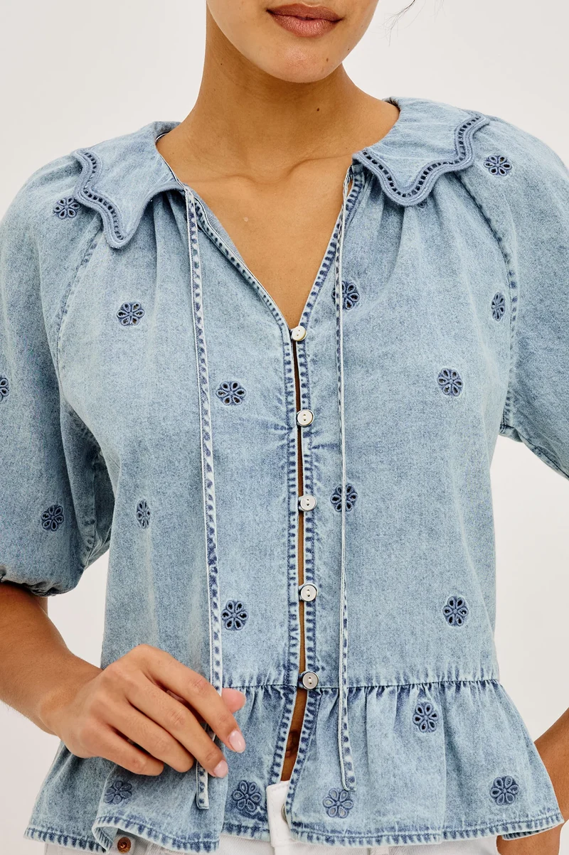 Emelie Top Antique Indigo