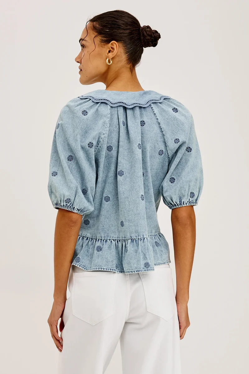 Emelie Top Antique Indigo