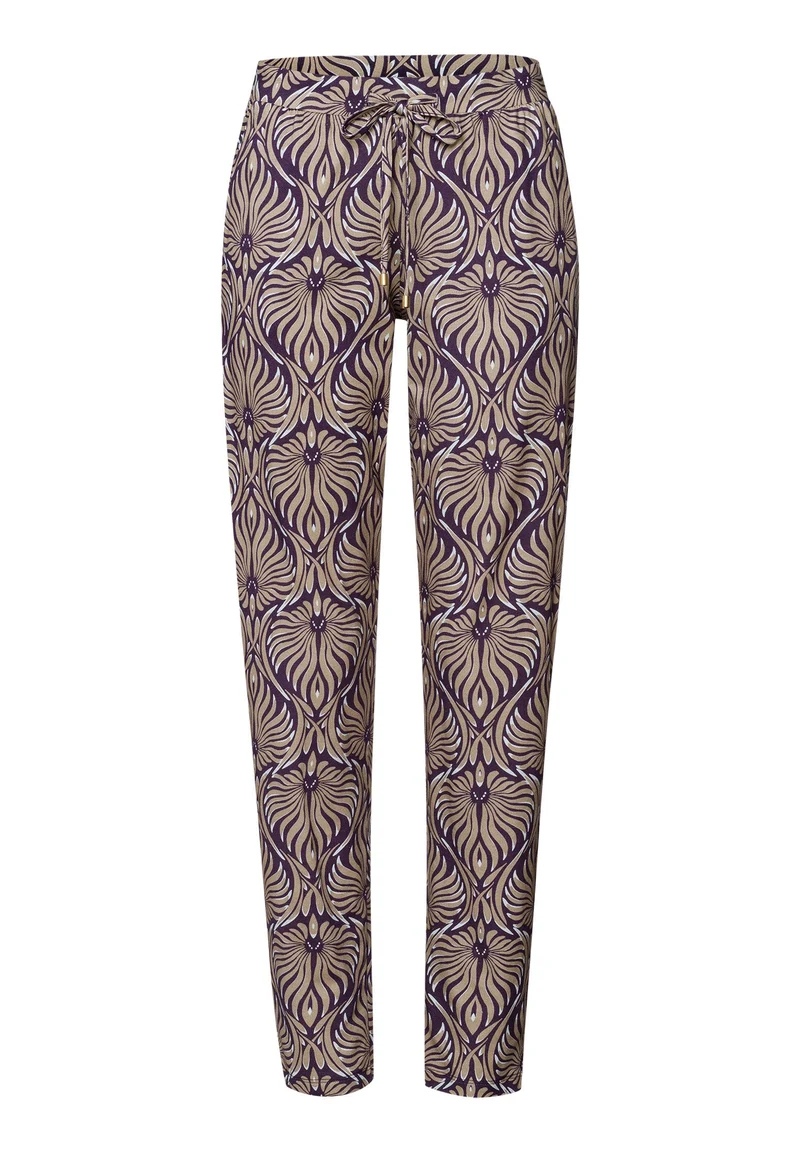 Sleep & Lounge Long Pants | amethyst damask 074845-073049