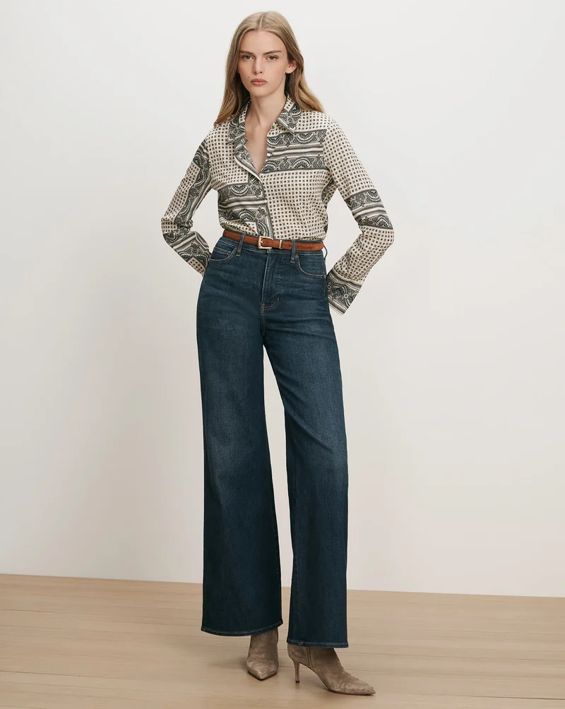 Monique Blouse Ecru Multi