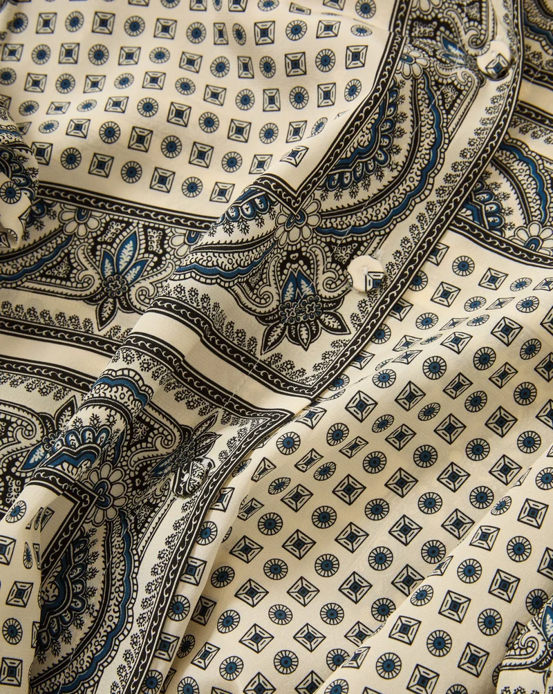 Monique Blouse Ecru Multi
