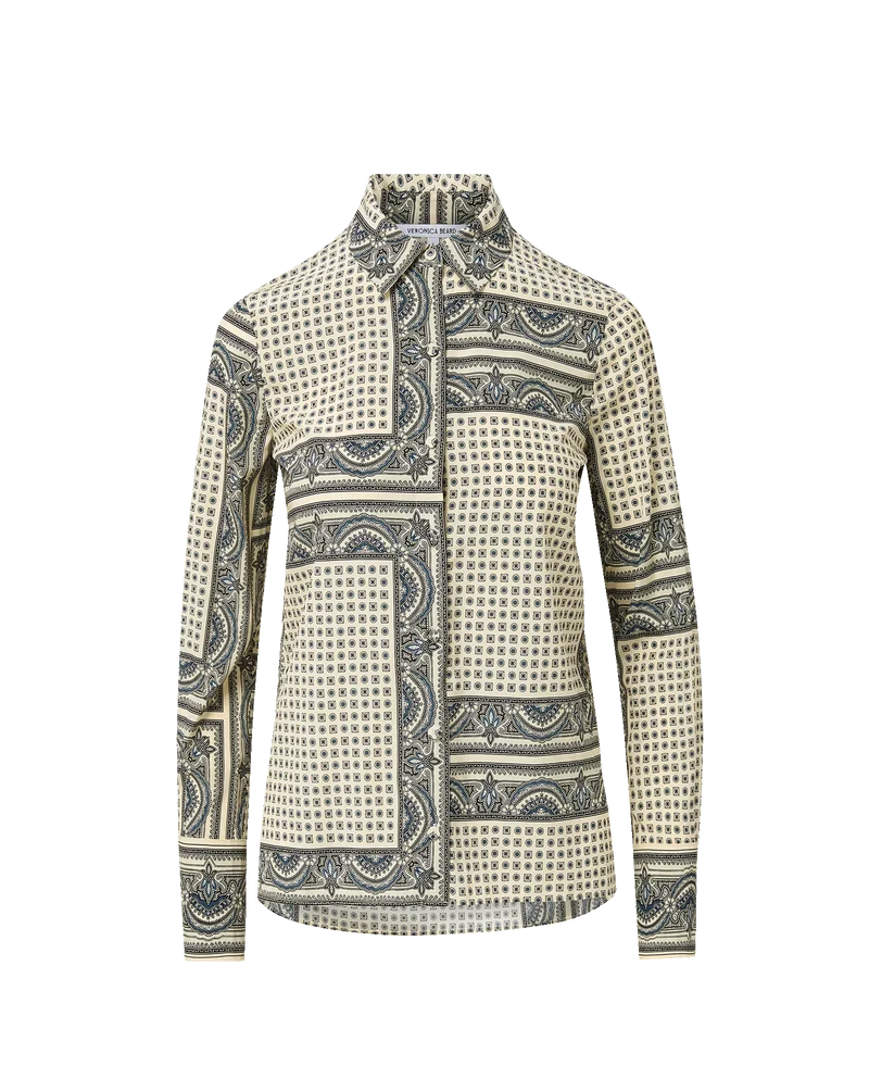 Monique Blouse Ecru Multi
