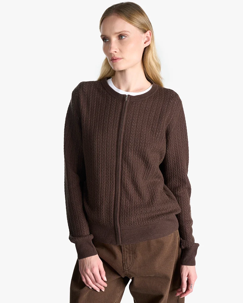Svenja | Strickjacke | Seide, Cashmere