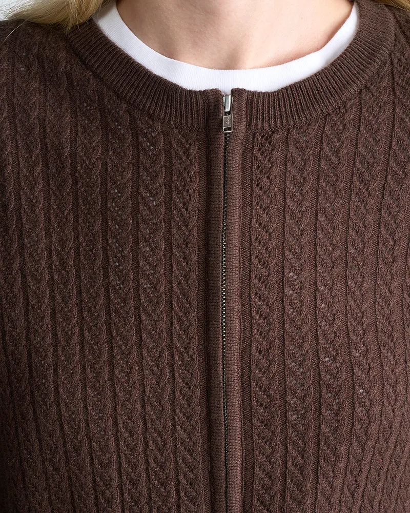 Svenja | Strickjacke | Seide, Cashmere