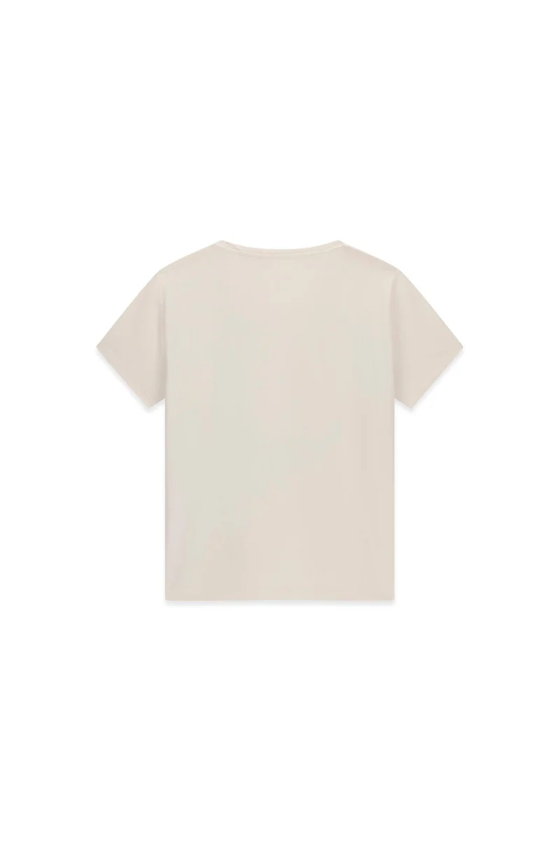 SS CN FLOWER TRIANGLE TEE