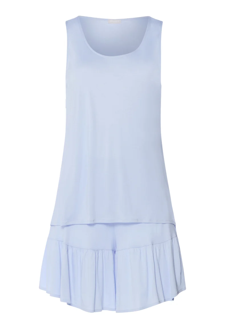 Isabella Sleeveless Short Pyjama | blue dove 074727-072581