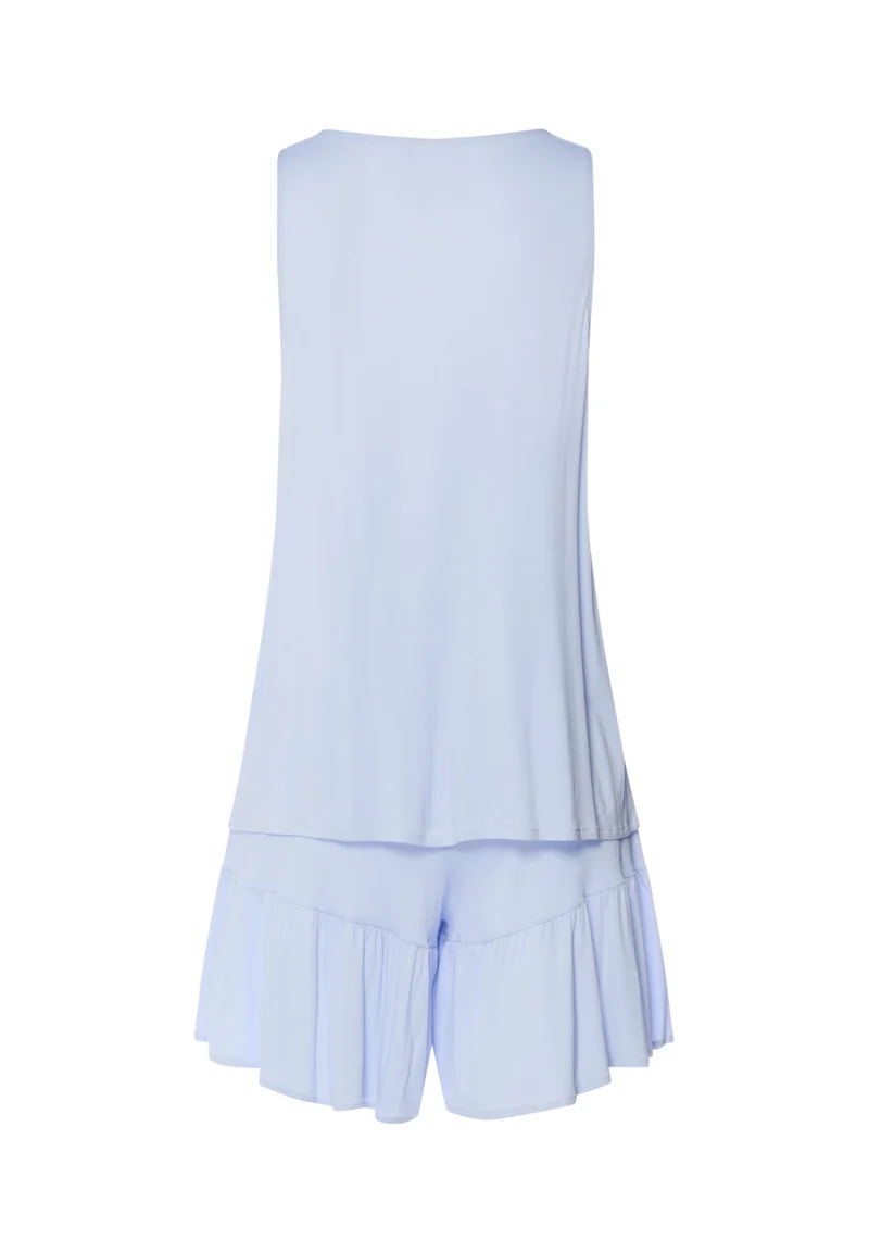 Isabella Sleeveless Short Pyjama | blue dove 074727-072581