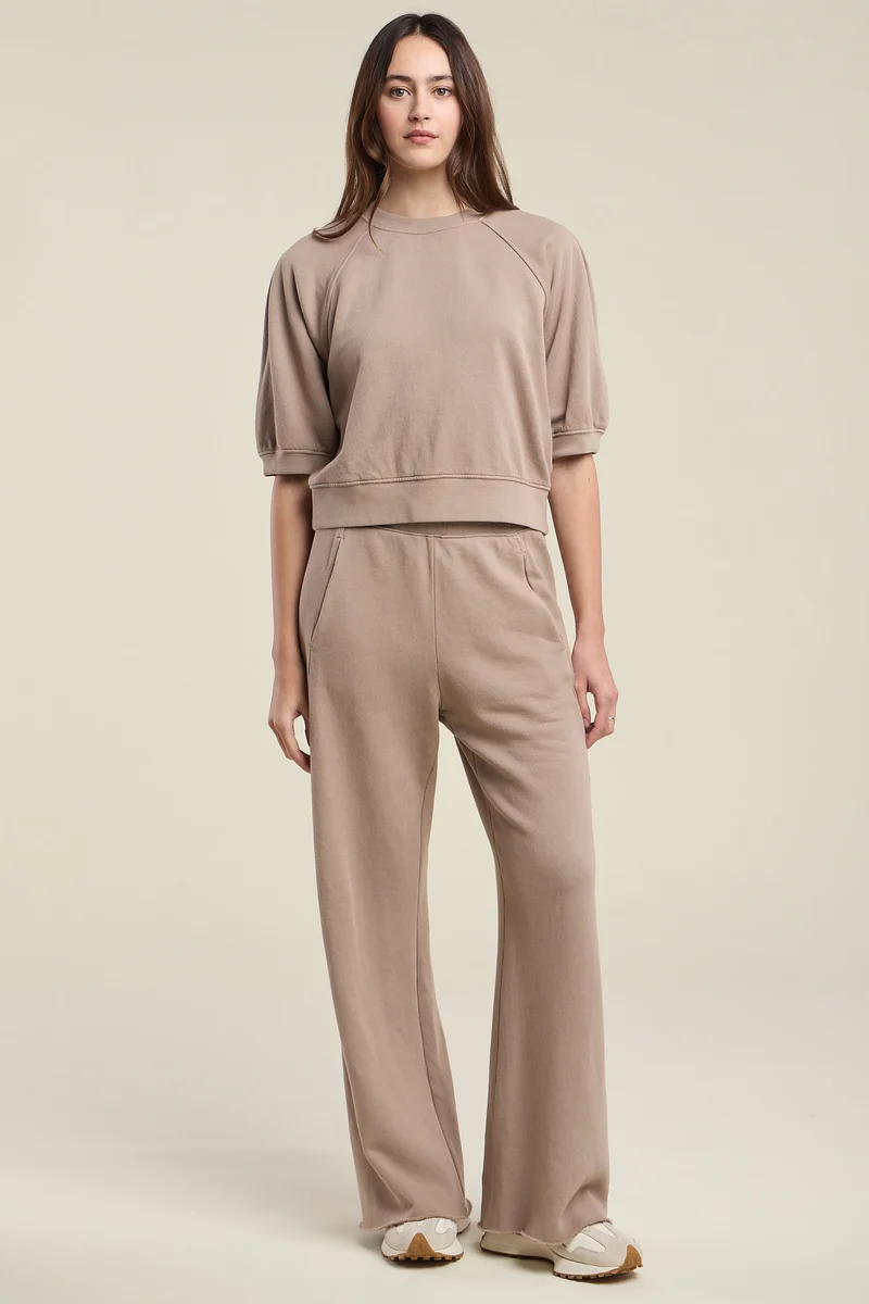 Qhilla Fleece Trousers Faded Coco