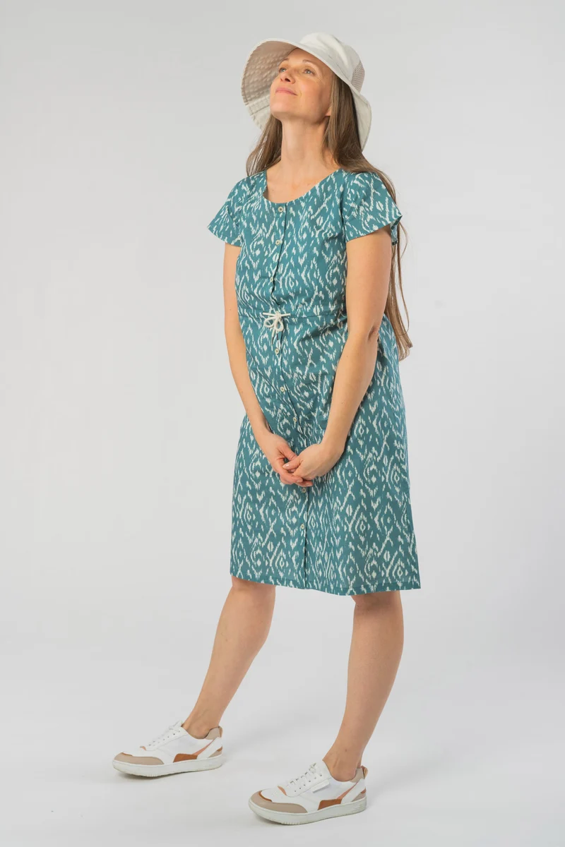 Linen Kleid aus Leinen & Bio Baumwolle
