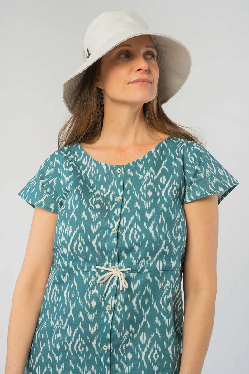 Linen Kleid aus Leinen & Bio Baumwolle