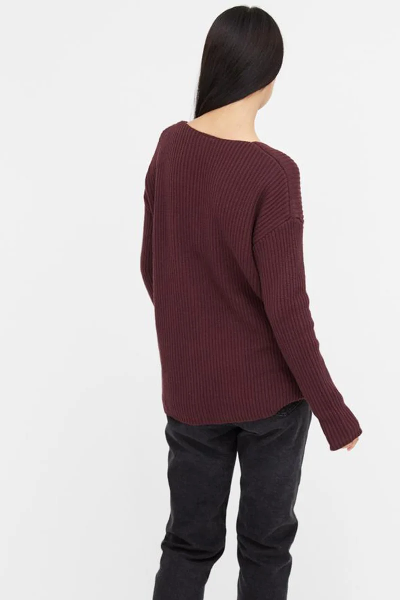 Cotton V-Neck Sweater