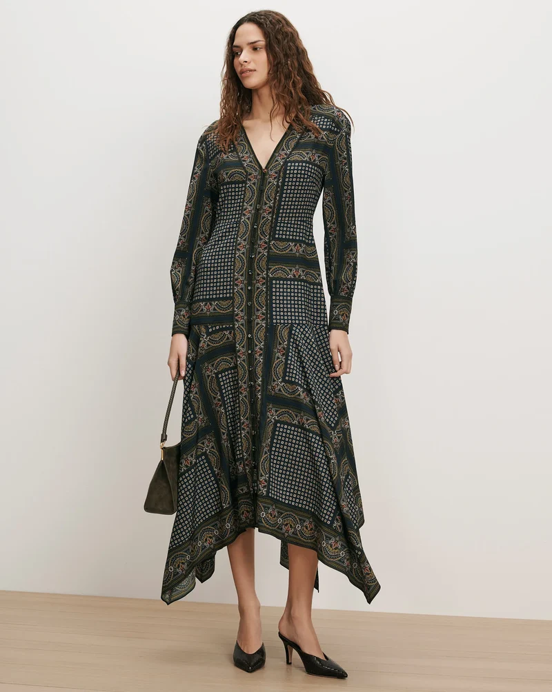 Skye Dress New Navy Multi
