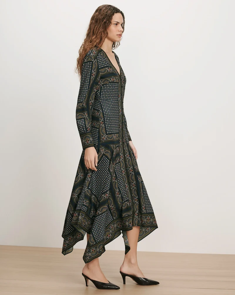 Skye Dress New Navy Multi