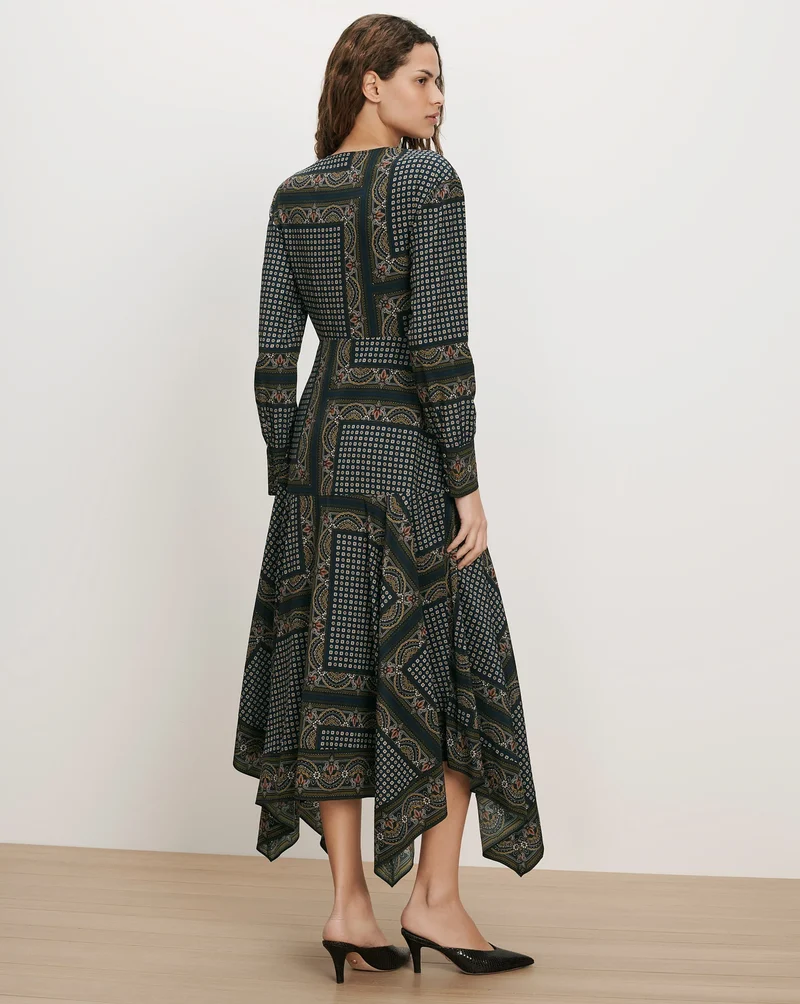 Skye Dress New Navy Multi