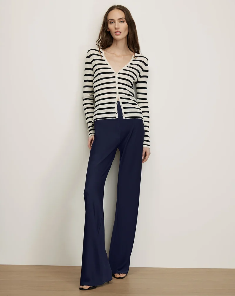 Braddock Wide Leg Pant Navy