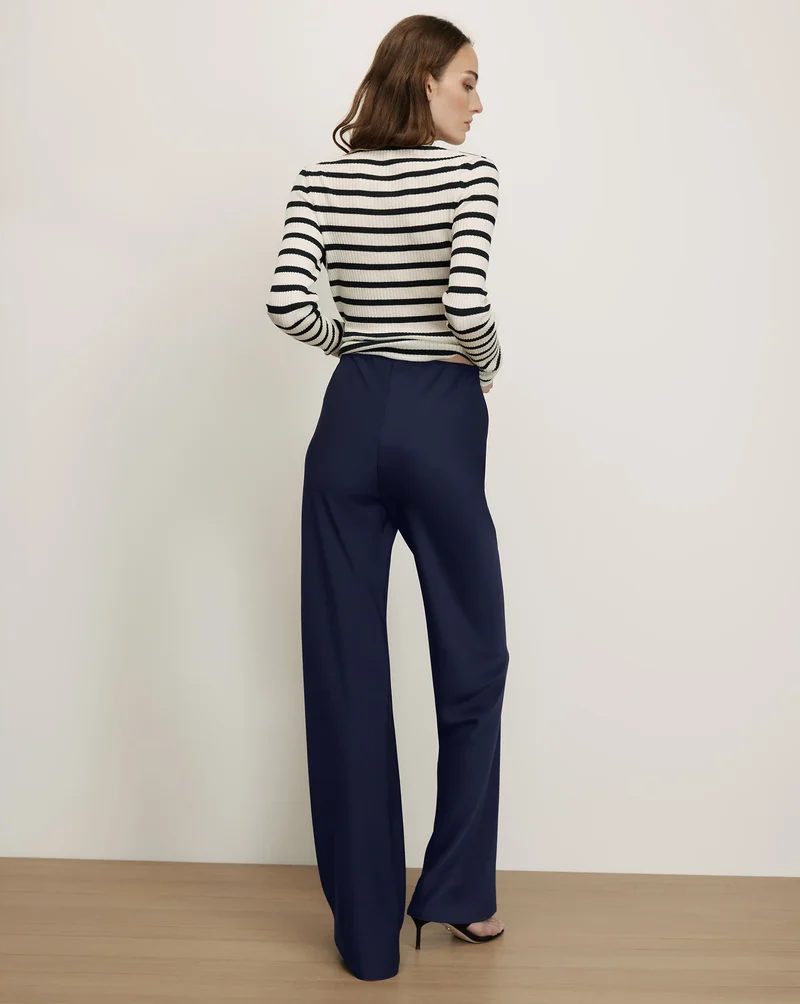 Braddock Wide Leg Pant Navy