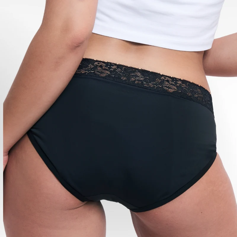 SNOCKS x femtis Period Panty - ALWA Slip Period | Schwarz