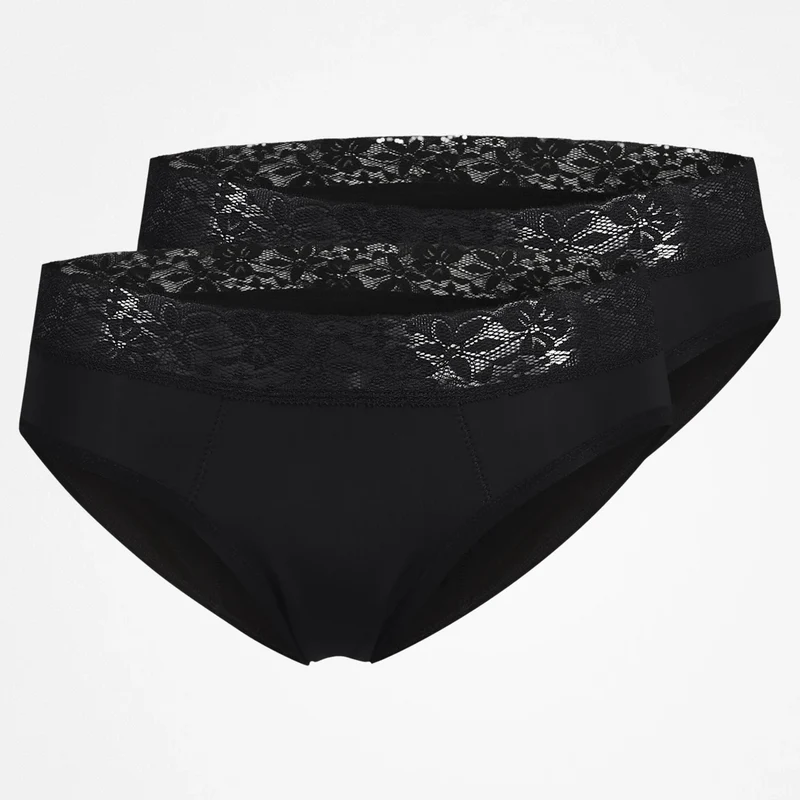 SNOCKS x femtis Period Panty - ALWA Slip Period | Schwarz