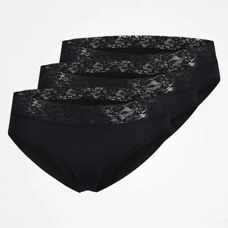 SNOCKS x femtis Period Panty - ALWA Slip Period | Schwarz