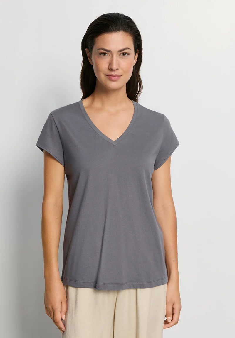 Natural Shirt S/SLV Shirt V-Neck | mercury 078256-072181