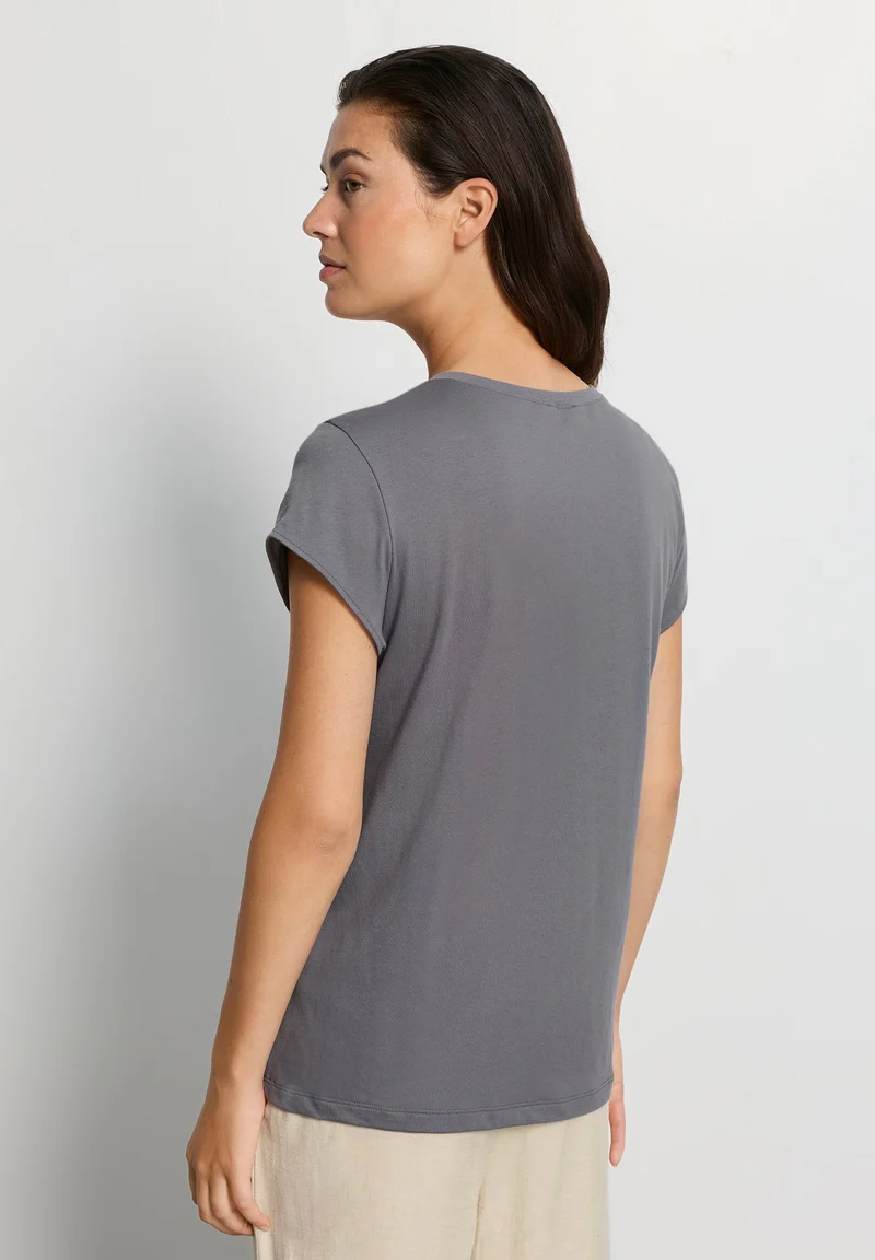 Natural Shirt S/SLV Shirt V-Neck | mercury 078256-072181
