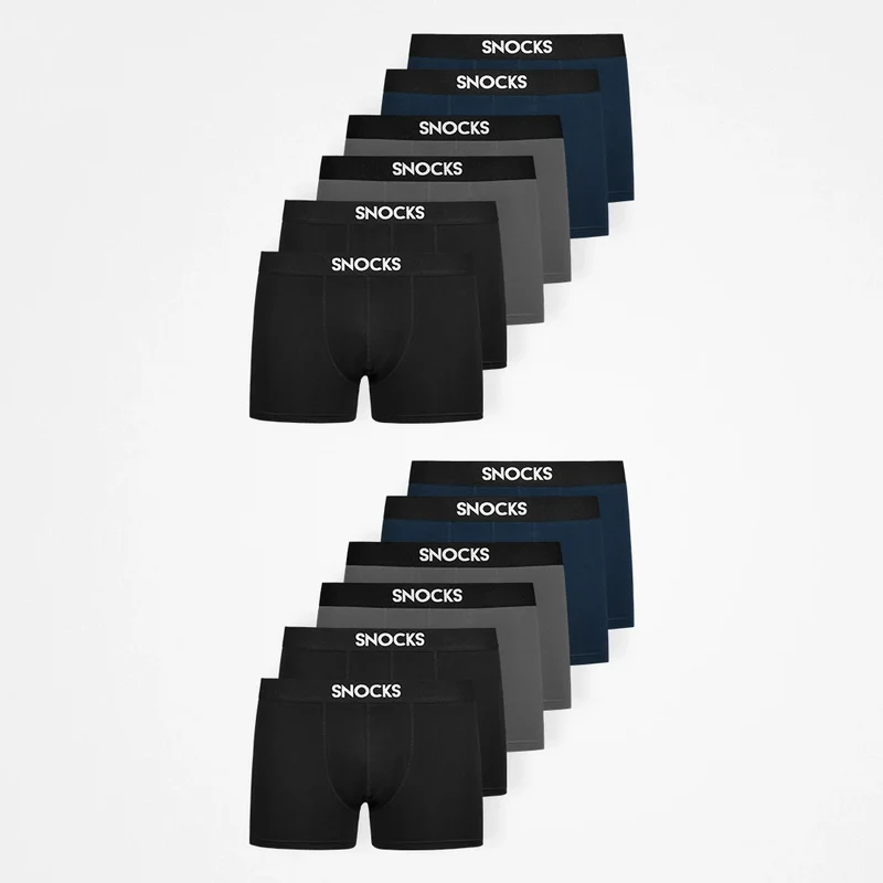 Boxershorts | Mix (Schwarz/Grau/Blau)