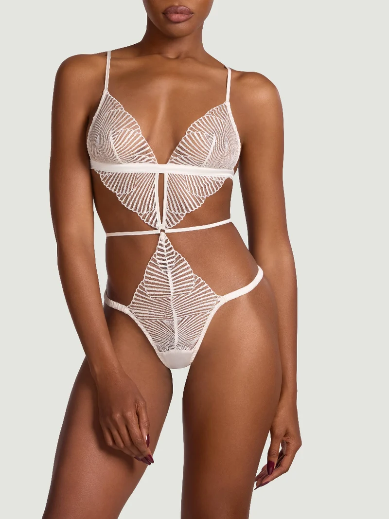 Coco de Mer Athena in Ivory Playsuit