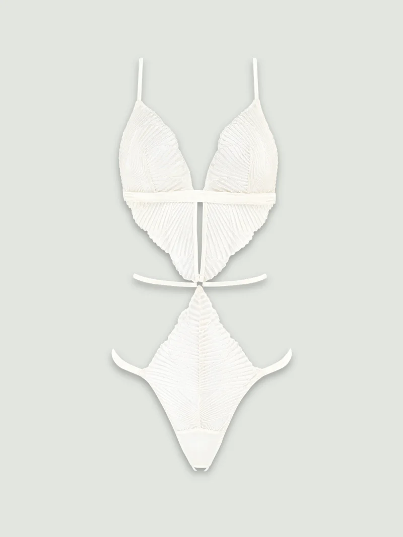 Coco de Mer Athena in Ivory Playsuit
