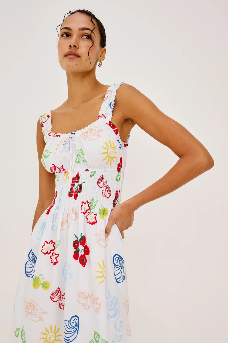 Capri Dress White Antipasti