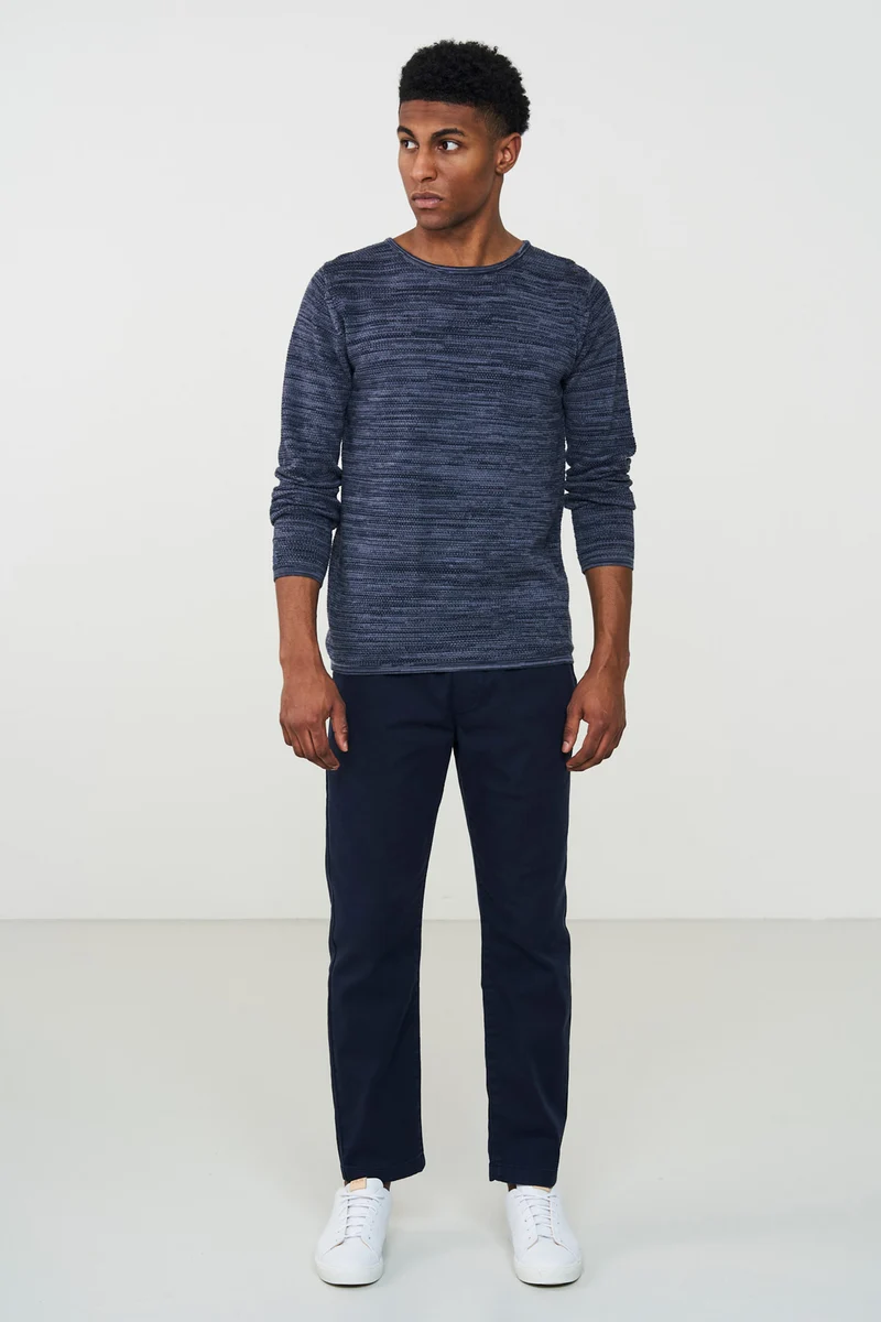 Knit-Crewneck aus Bio Baumwolle