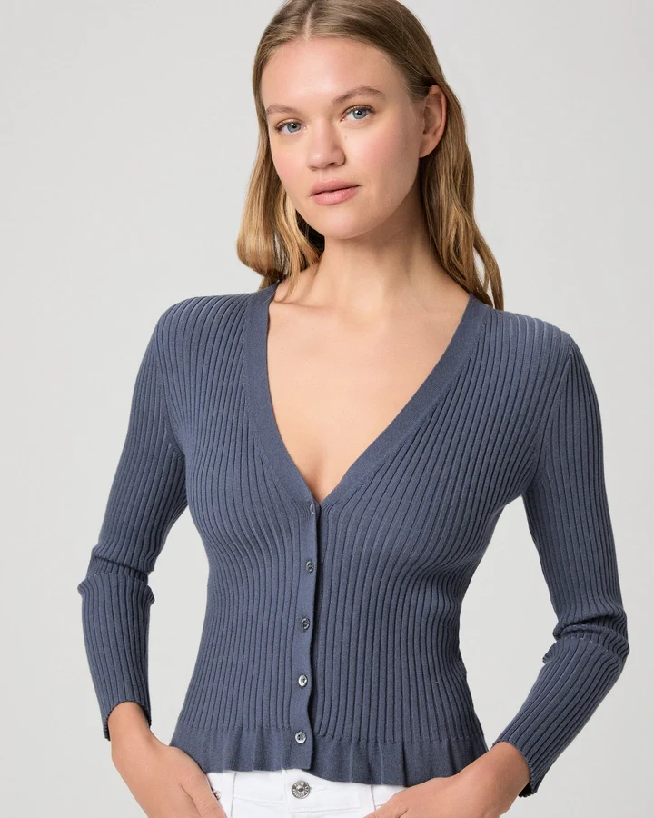 Royce Cardigan Pacific Blue